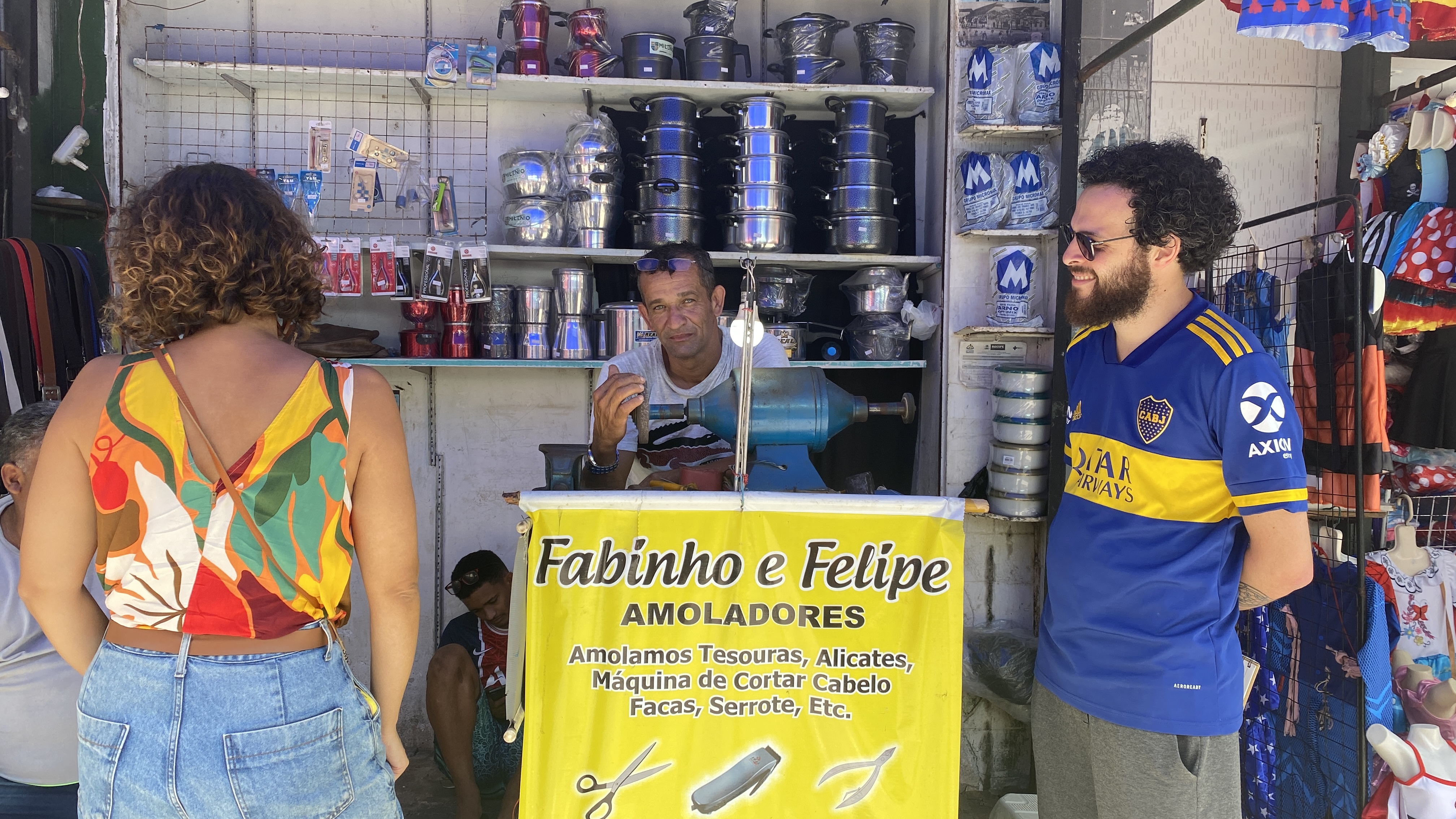 Fábio amolador – O fio que passa de mão em mão